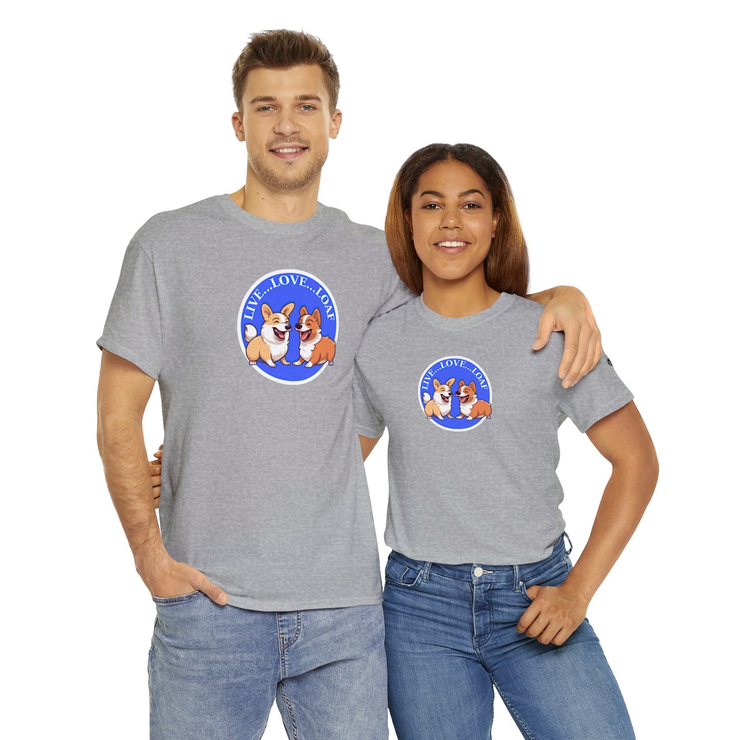 Live...Love...Loaf - Unisex Heavy Cotton Tee