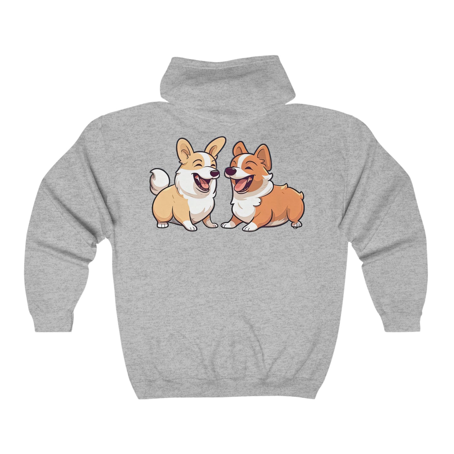Corgi Couple - Zip Hoodie