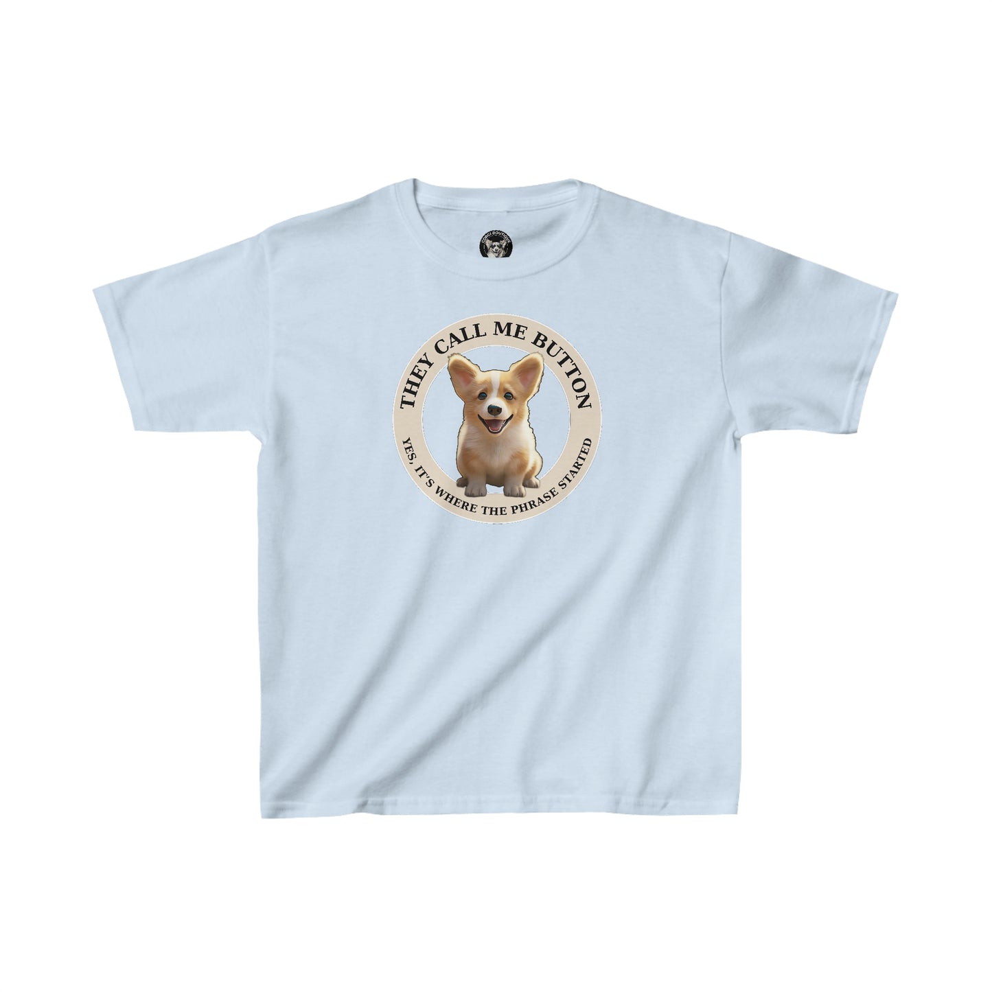 Cute as a Button - Kids Heavy Cotton Tee