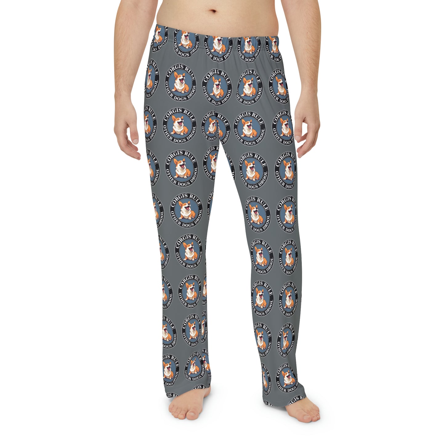 Corgis Rule...Other Dogs Drool - Men's Pajama Pants