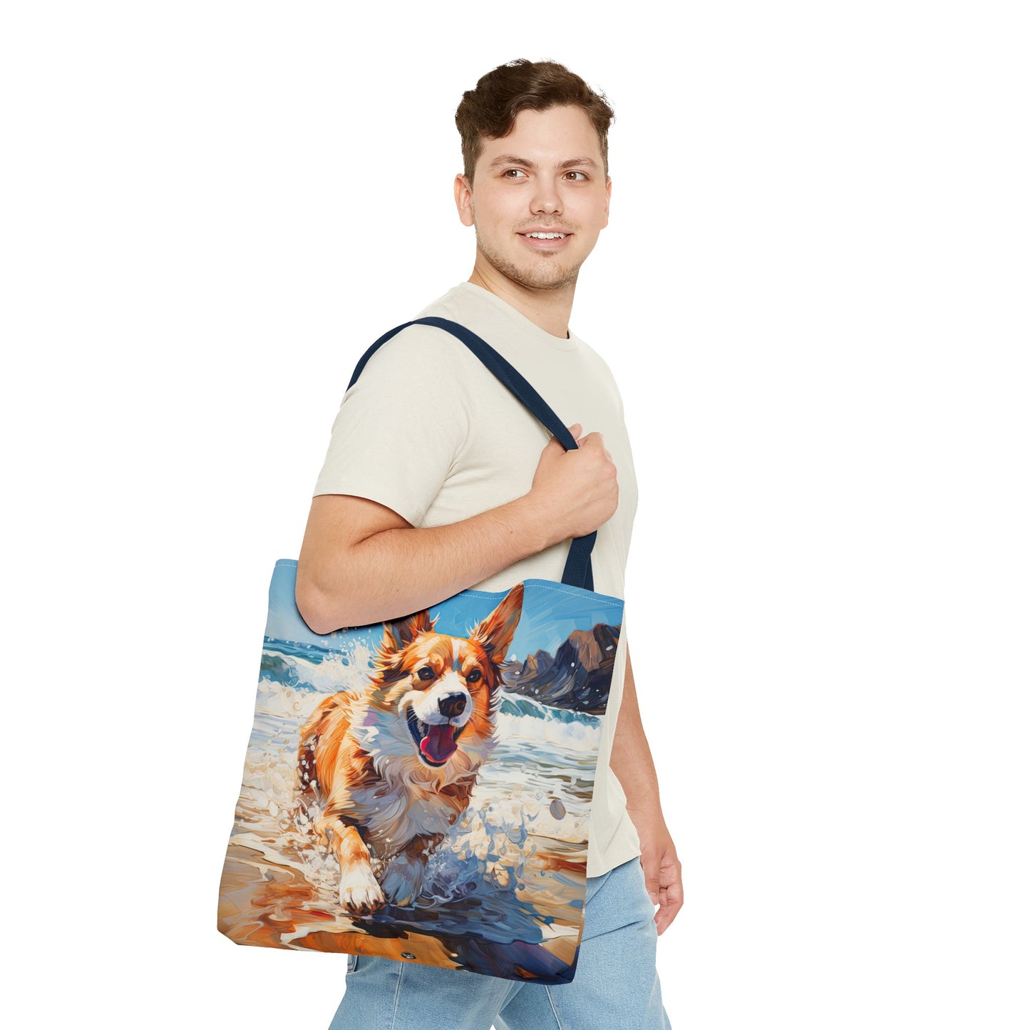 Coastal Corgi - Tote Bag