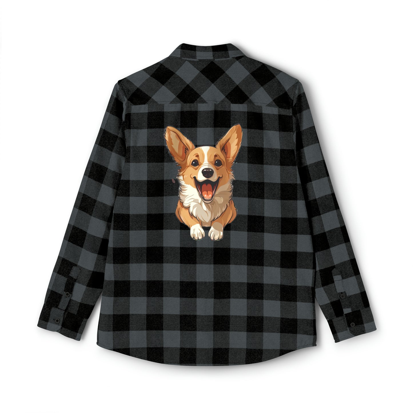Corgi Cuteness - Flannel Shirt