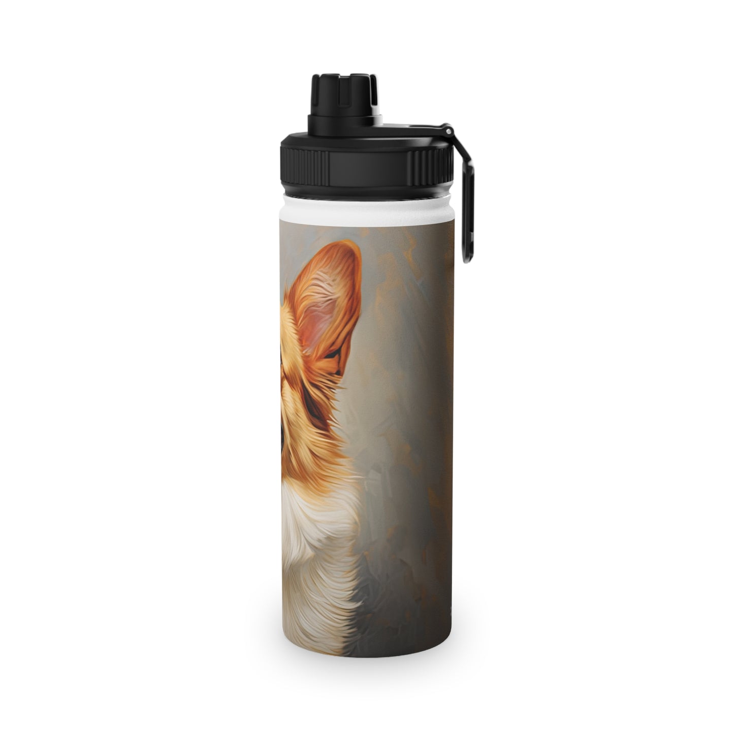 Pembroke Portrait - Water Bottle with Sport Lid
