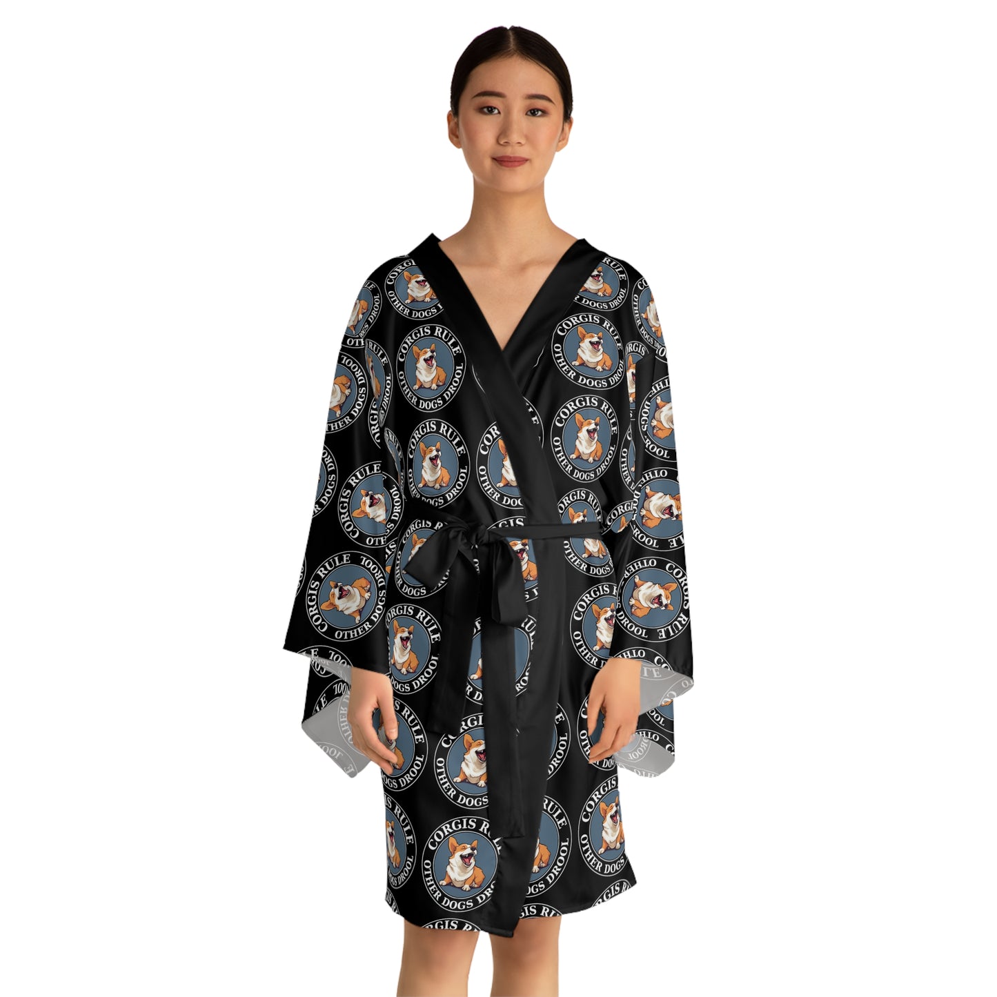 Corgis Rule...Other Dogs Drool - Kimono Robe