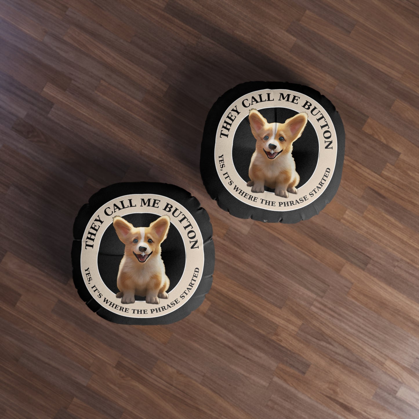 Cute as a Button - Floor Pillow