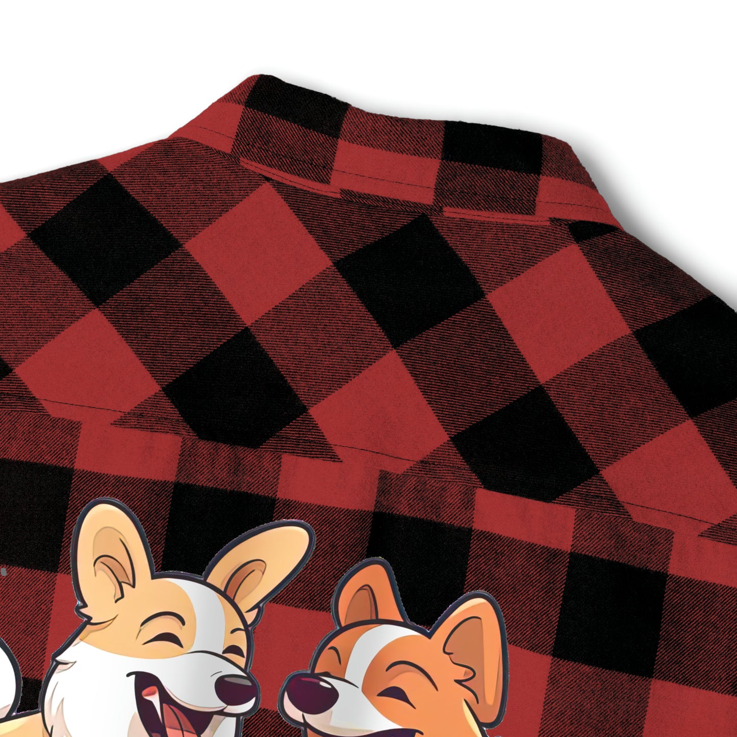 Corgi Couple - Flannel Shirt