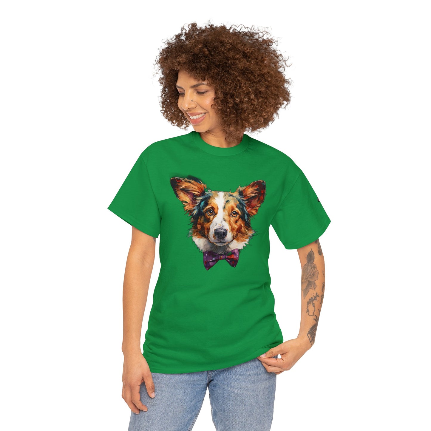 Formal Corgi - Unisex Heavy Cotton Tee