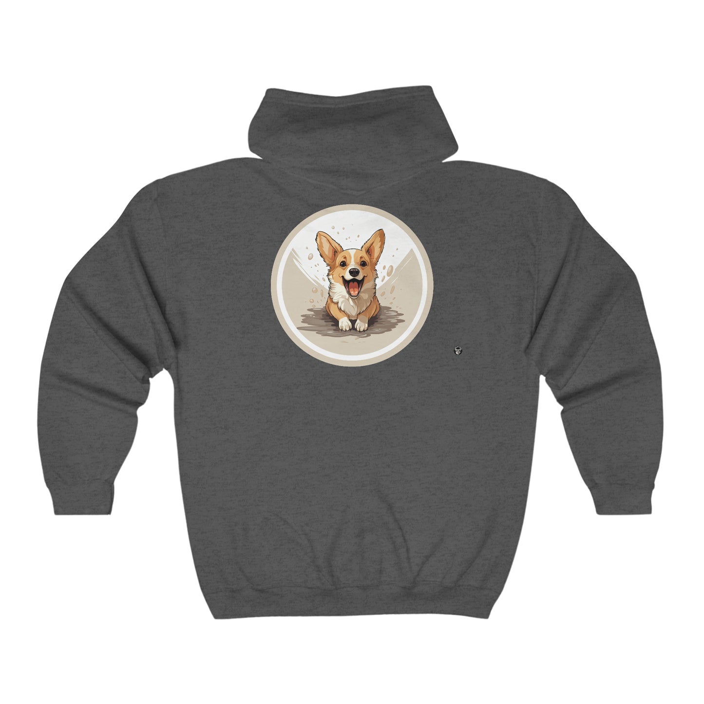 Corgi Cuteness - Zip Hoodie