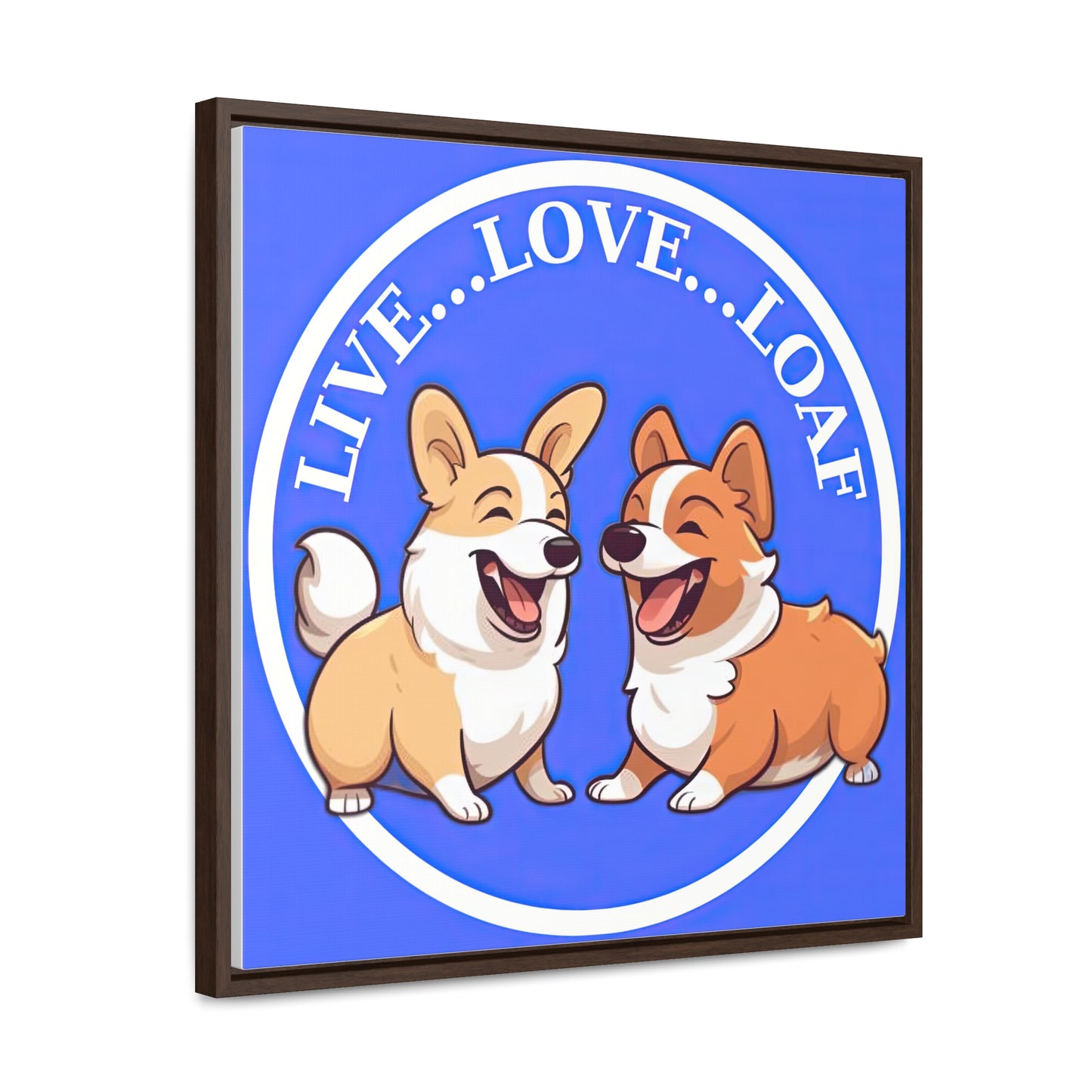 Live...Love...Loaf - Framed on Canvas