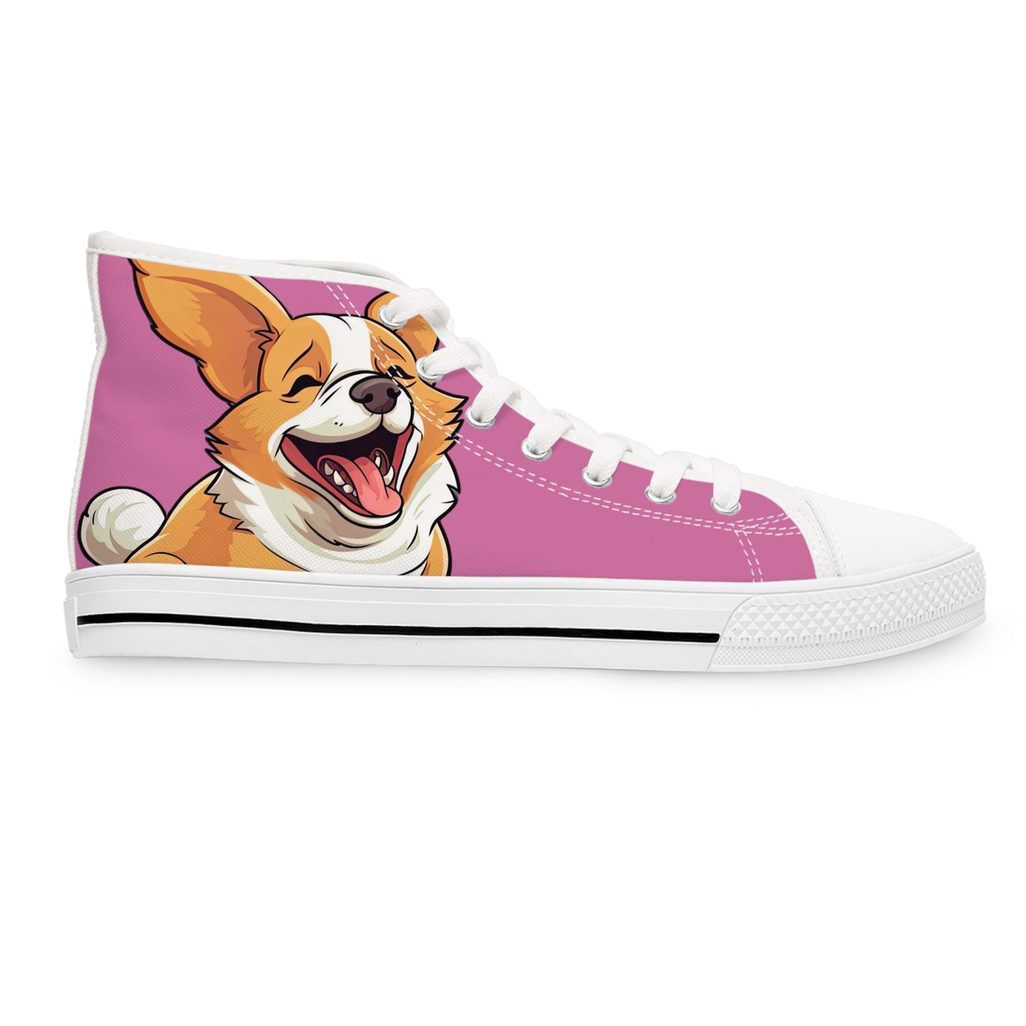 Jolly Jiggler Big Pink - Women's High Top Sneakers