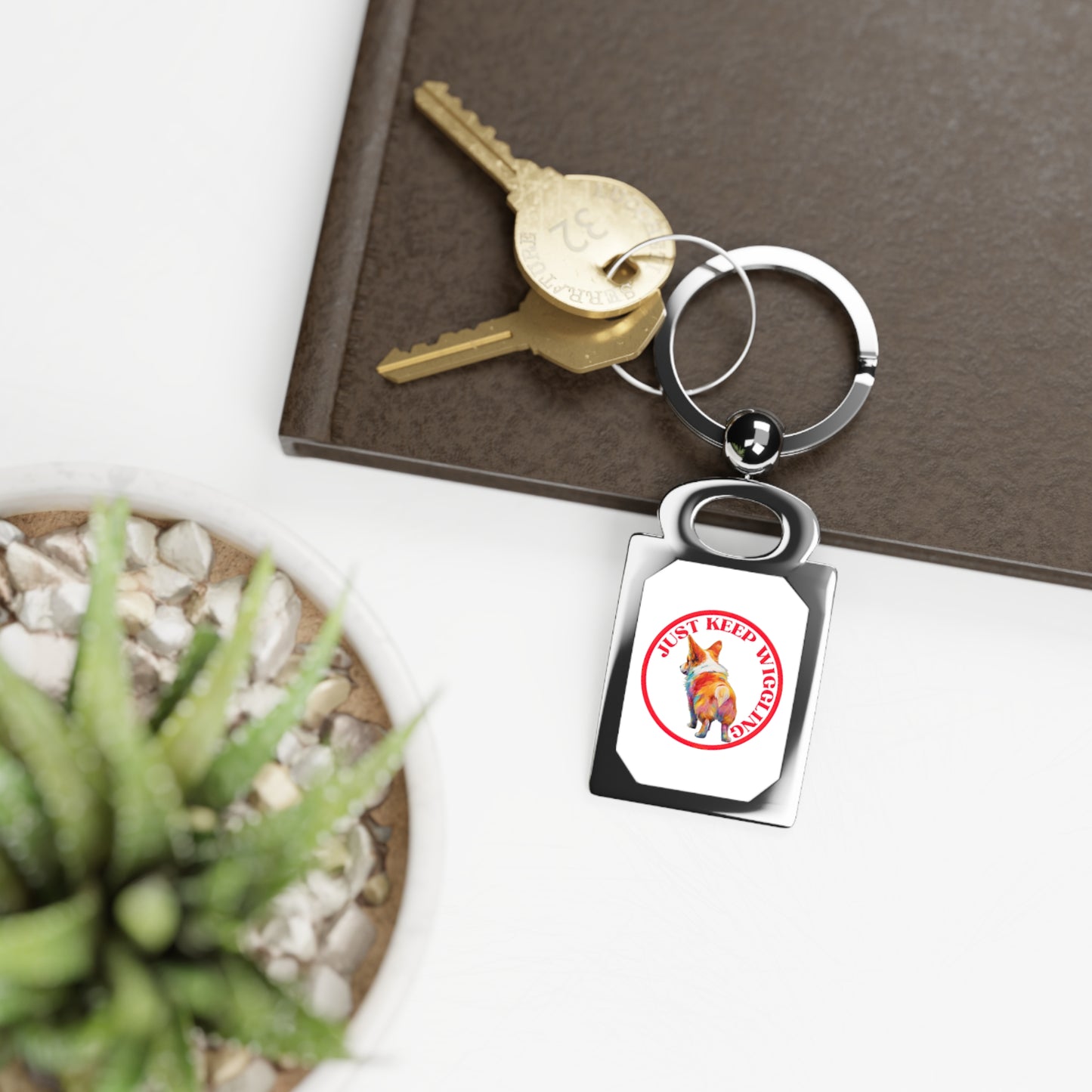 Just Keep Wiggling - Key Ring