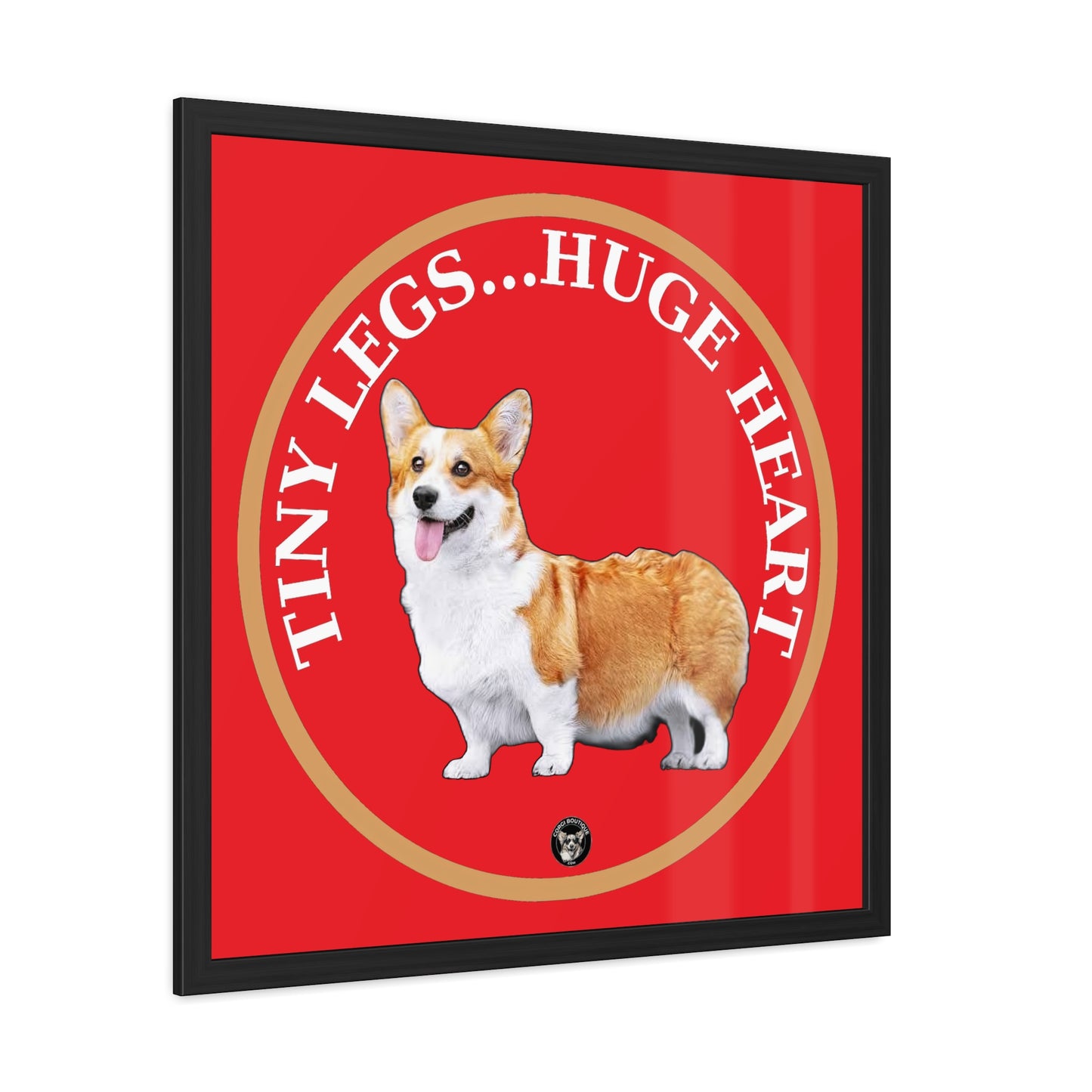 Tiny Legs...Huge Heart - Framed Print
