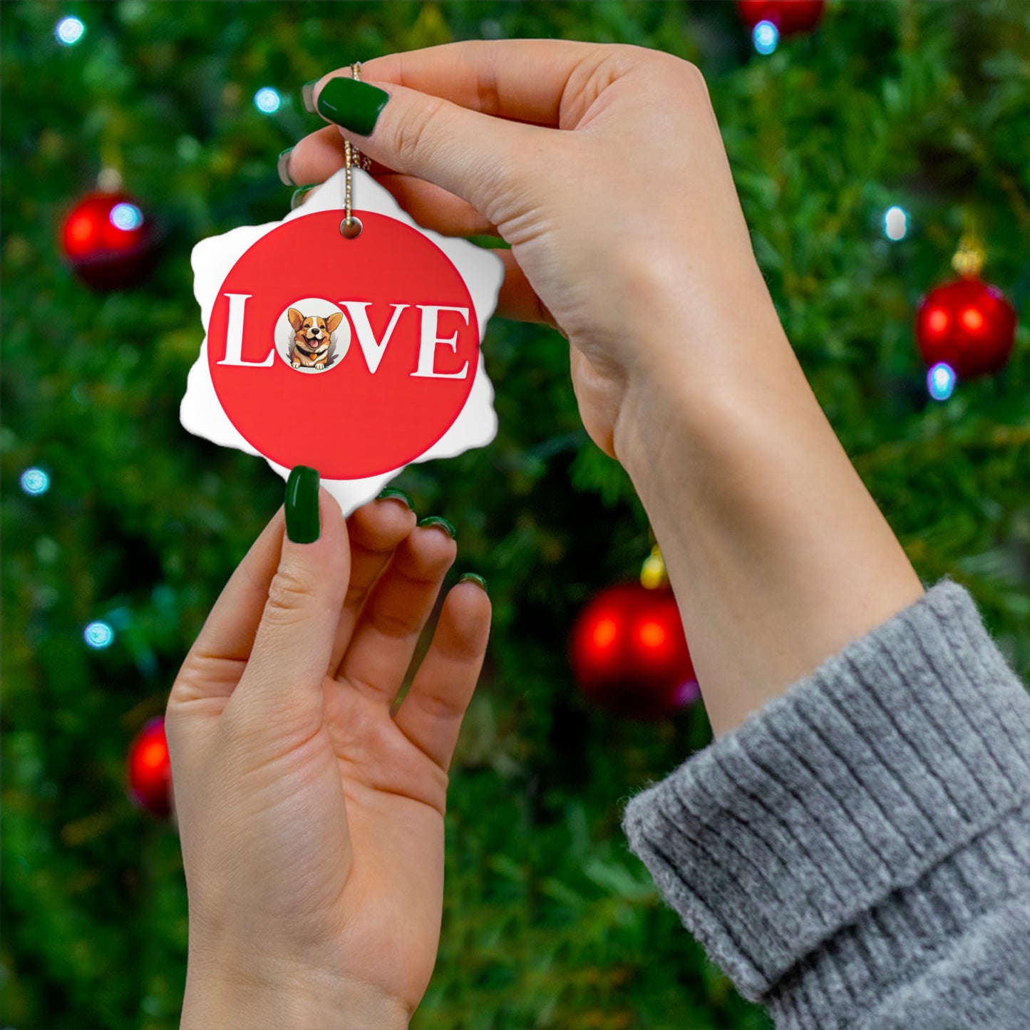 More Love - Ceramic Ornament