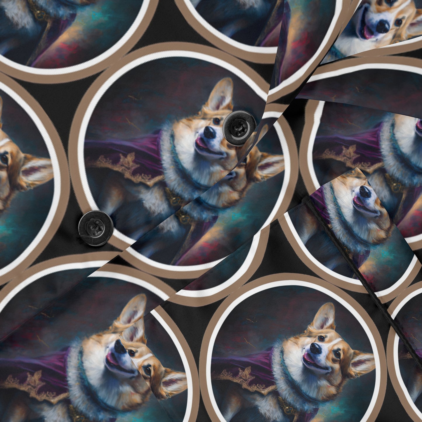 Corgi Royalty - Satin Pajamas