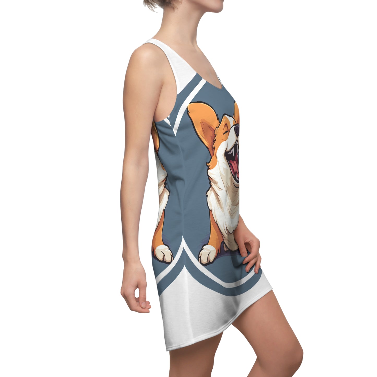 Comical Corgi Racerback