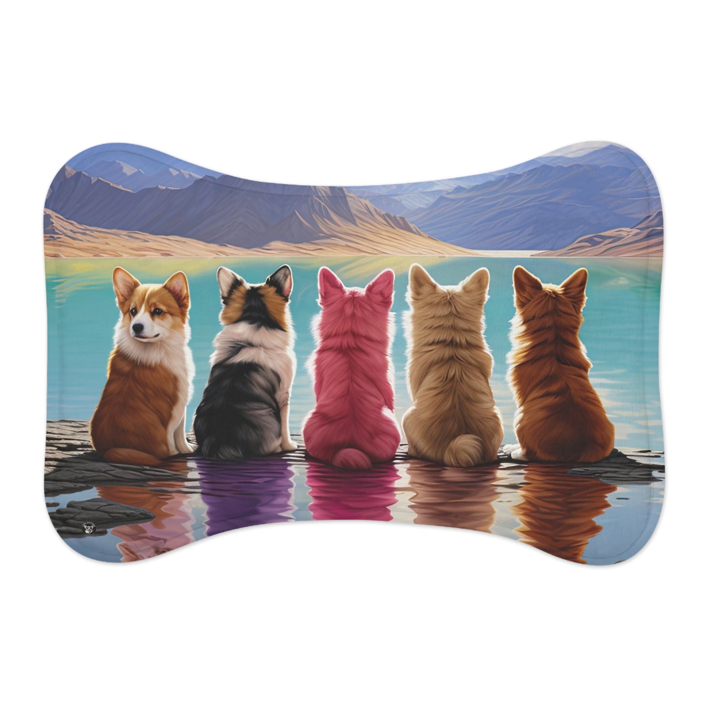 Corgi Lake - Feeding Mat