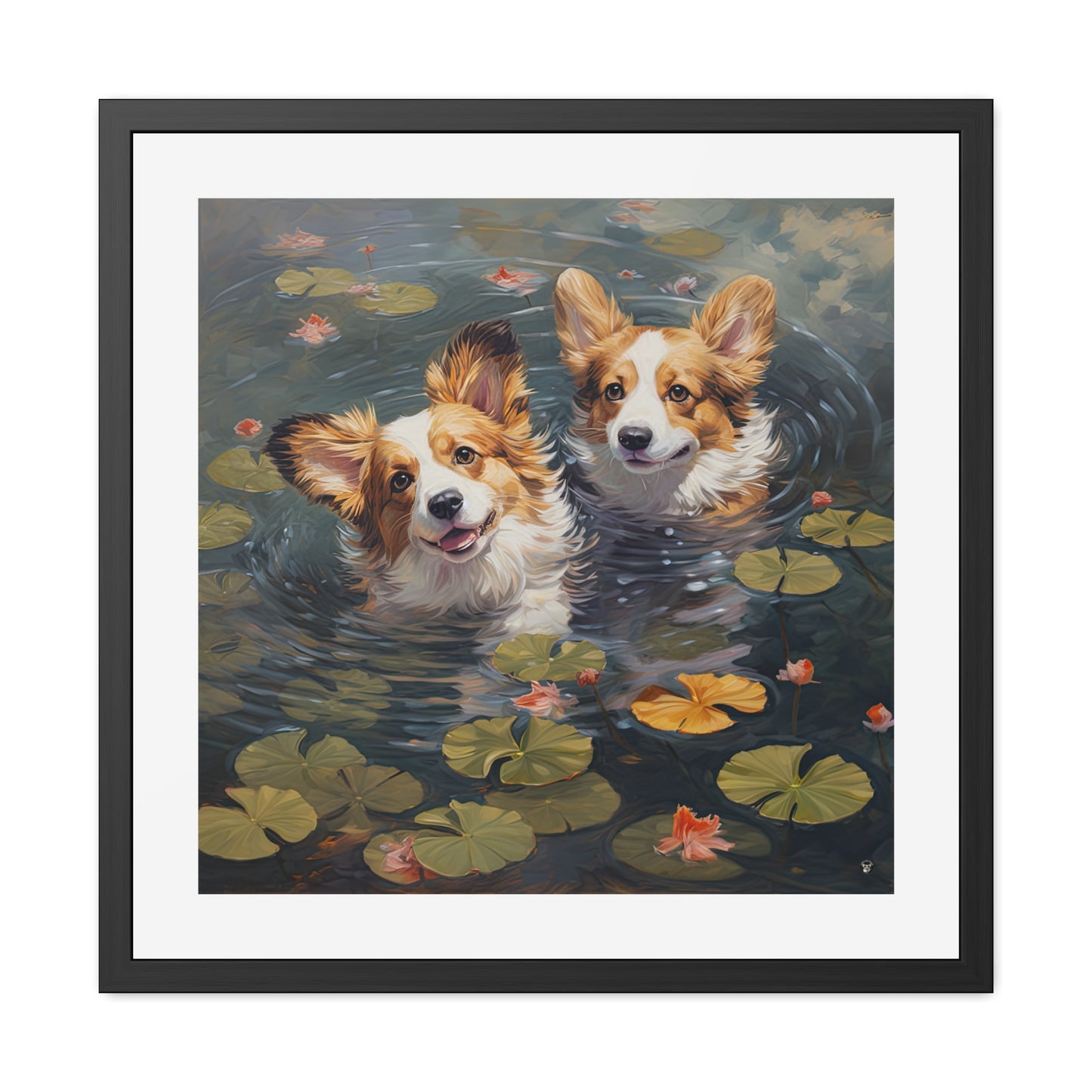 Pond Pups - Framed Print