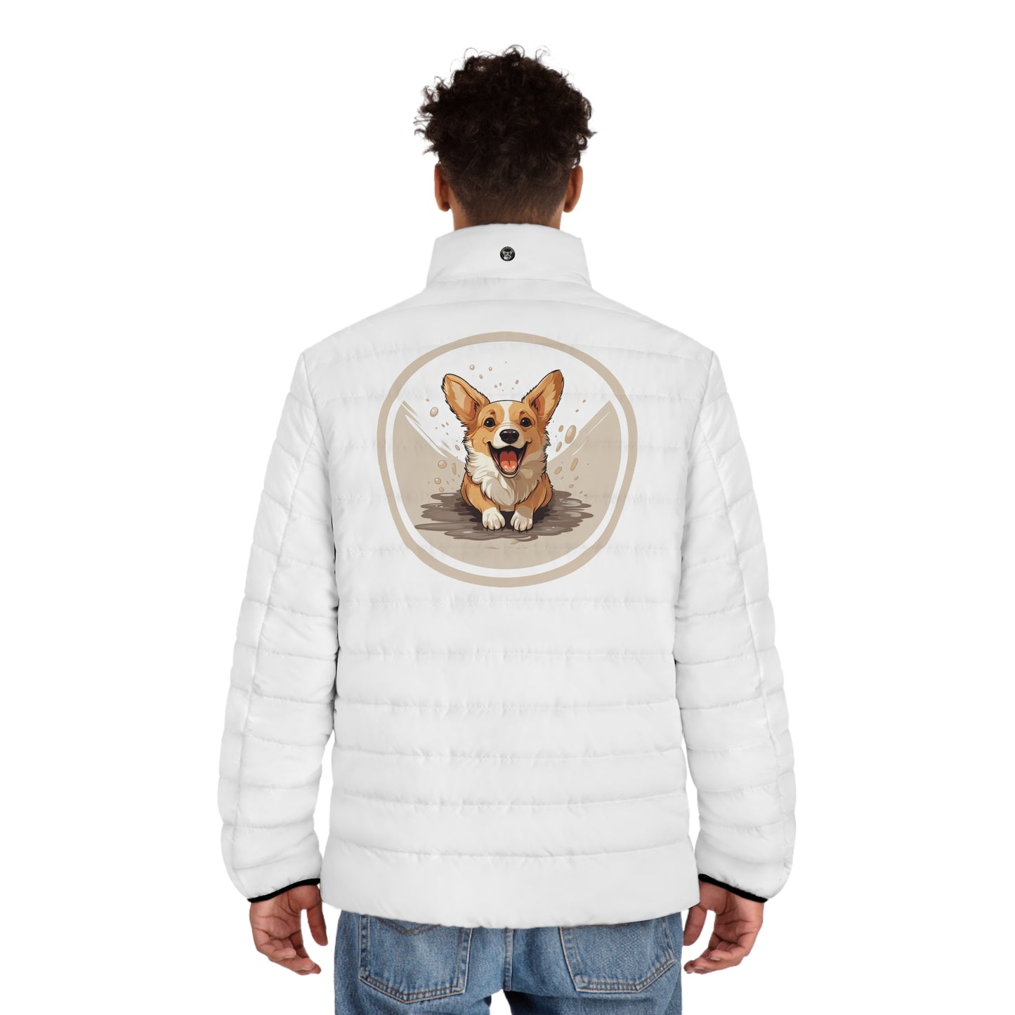 Corgi Cuteness - Puffer Jacket
