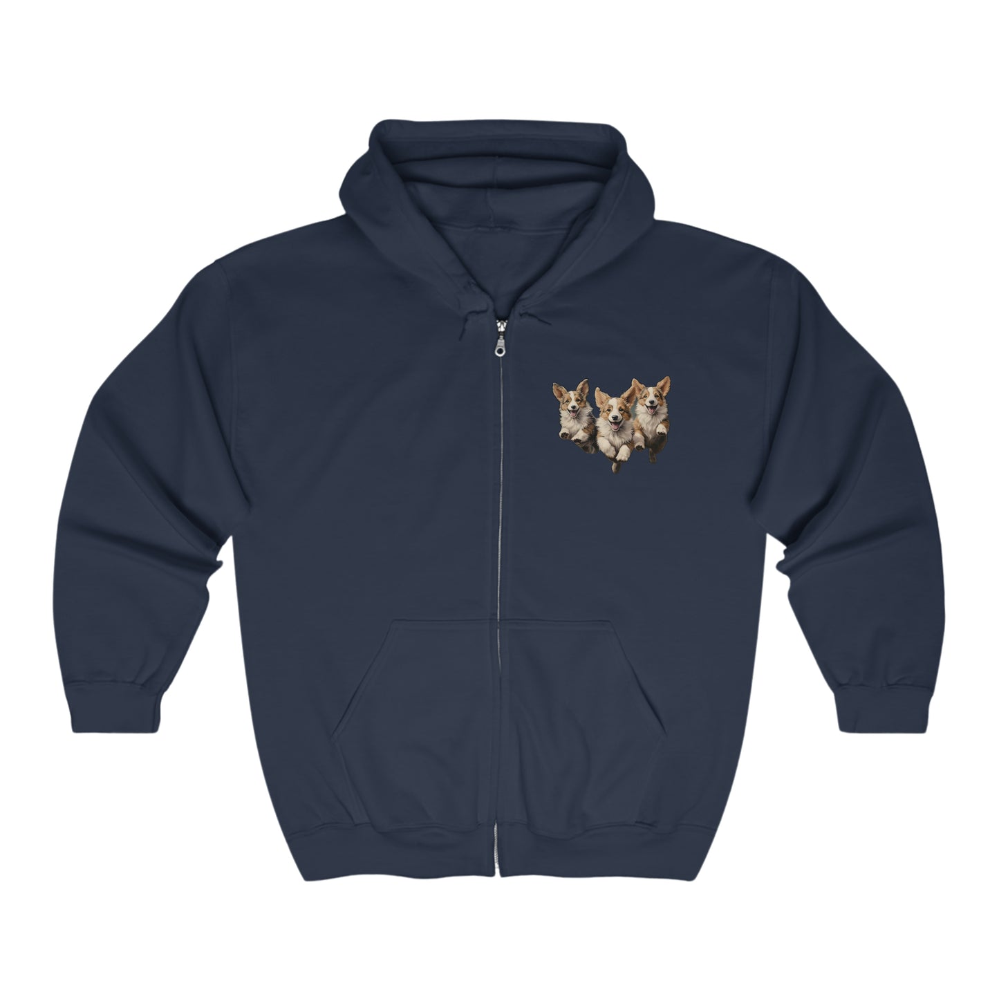 Corgi Enthusiasm - Zip Hoodie