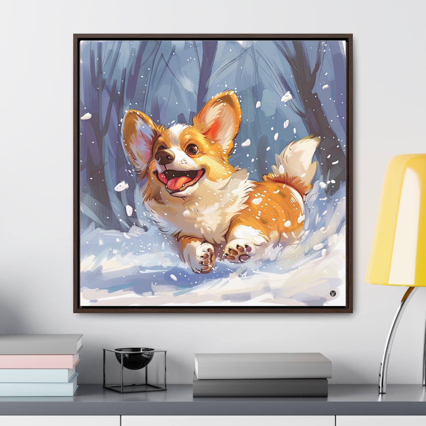Winter Fun - Framed on Canvas