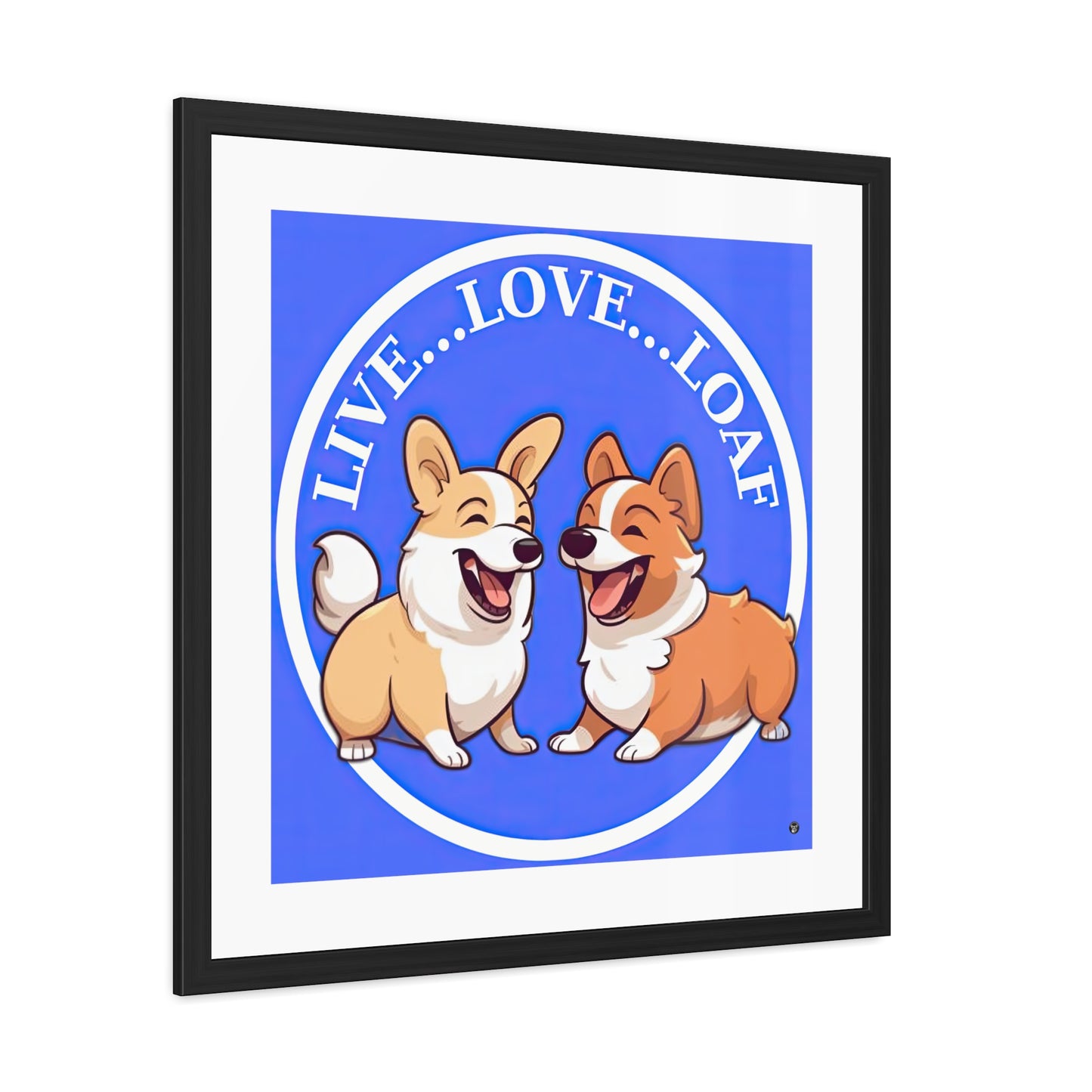 Live...Love...Loaf - Framed Print