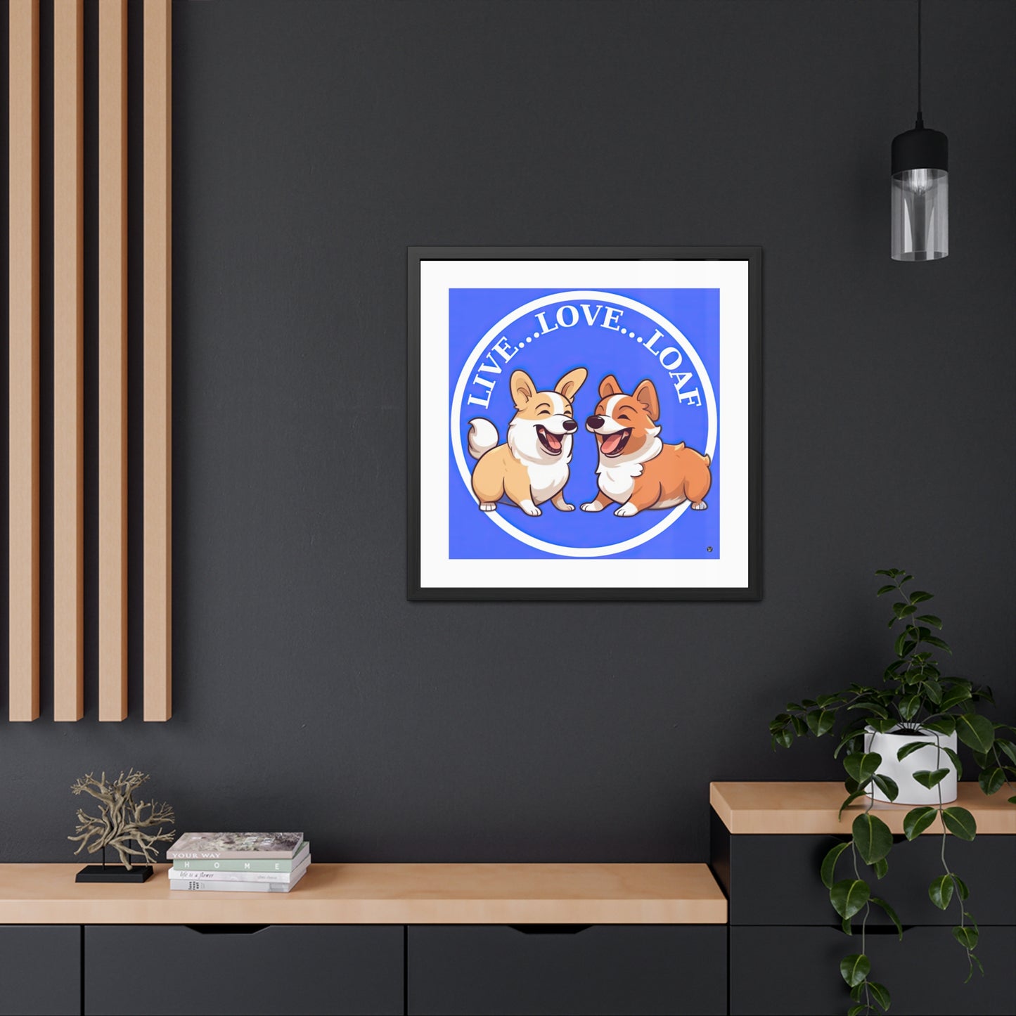 Live...Love...Loaf - Framed Print