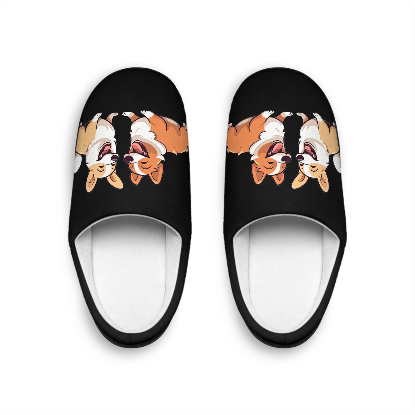 Corgi Couple - Men's Slippers