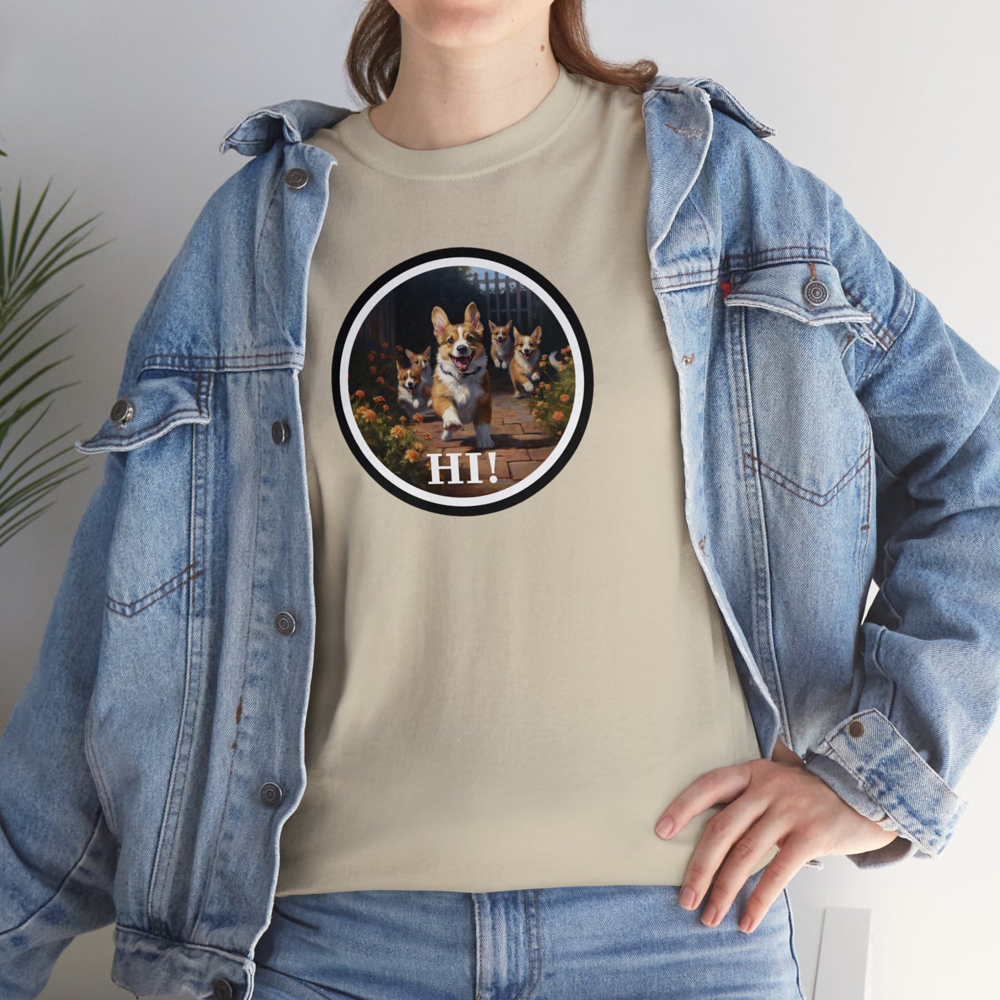 Hi! - Unisex Heavy Cotton Tee