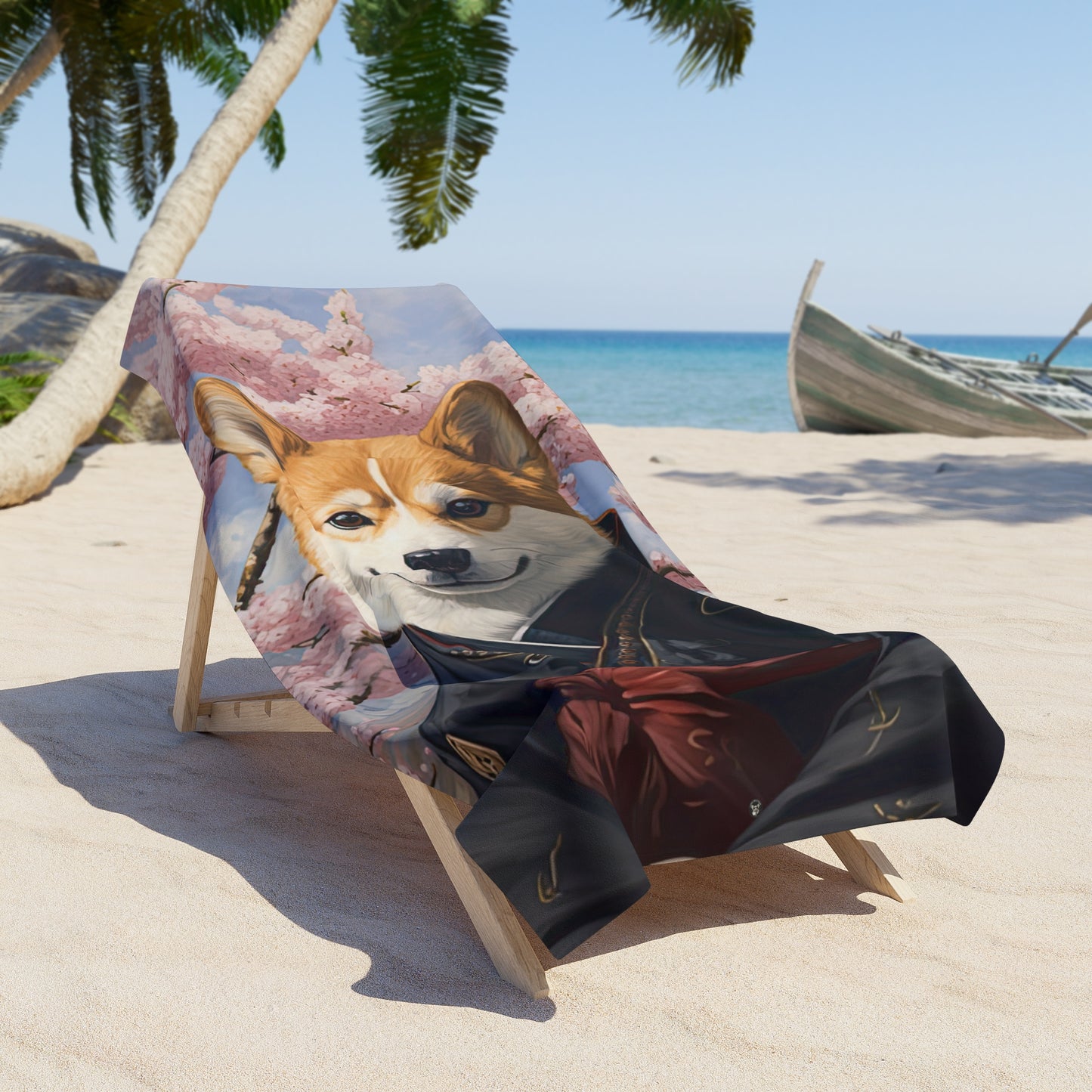 Zendog Beach Towel