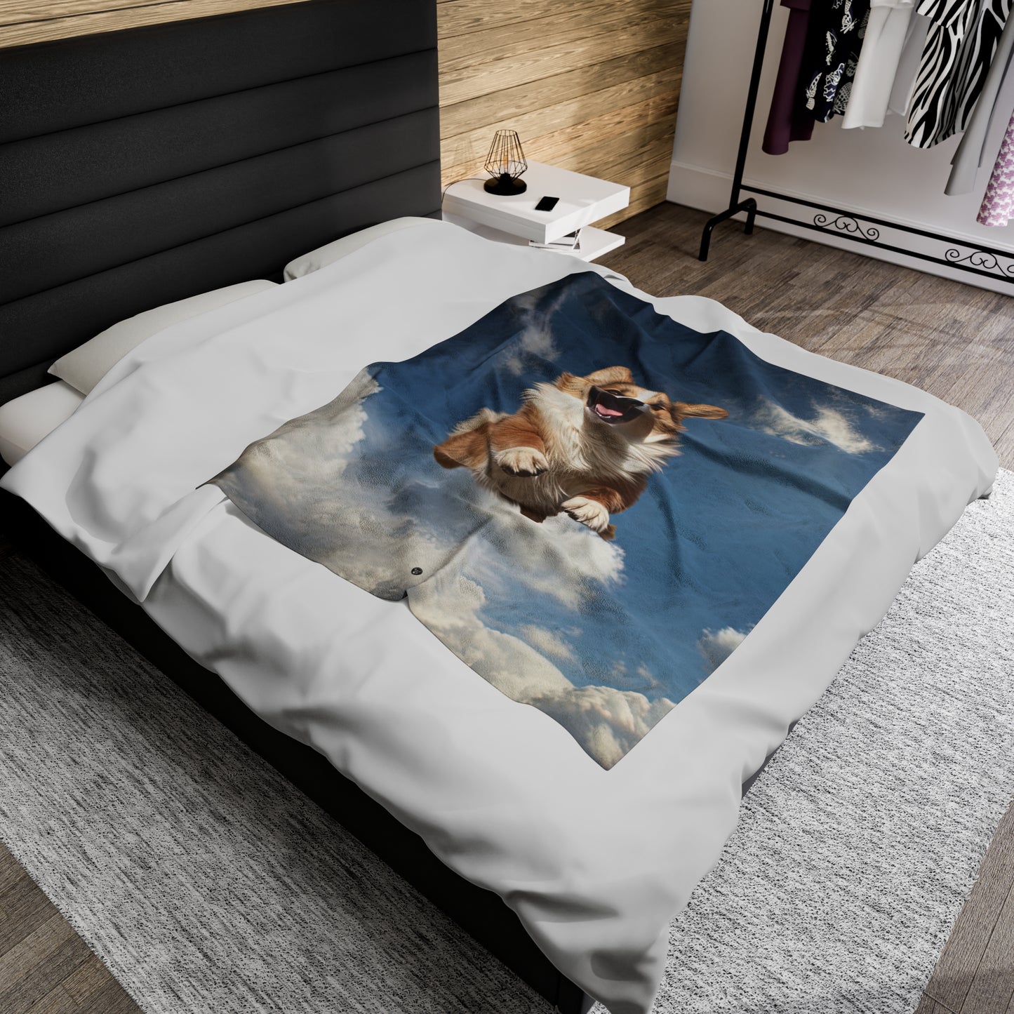 Super Corgi - Throw Blanket