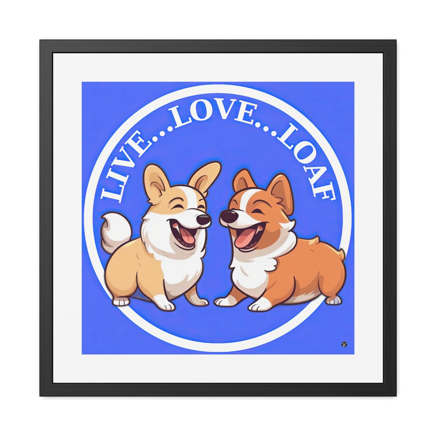 Live...Love...Loaf - Framed Print