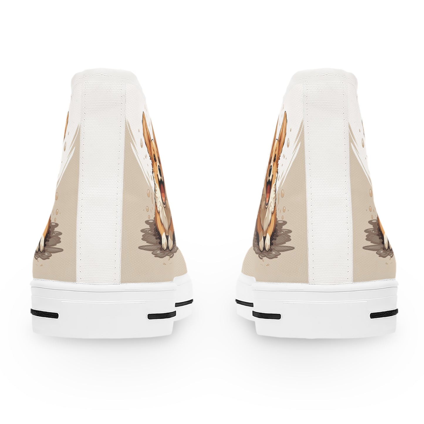 Corgi Cuteness - Women's High Top Sneakers