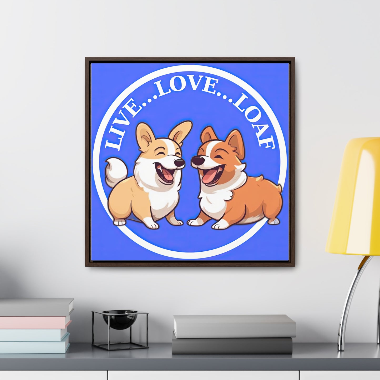 Live...Love...Loaf - Framed on Canvas