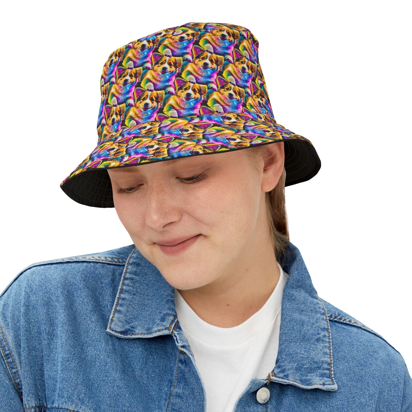 Colorful Corgi - Bucket Hat