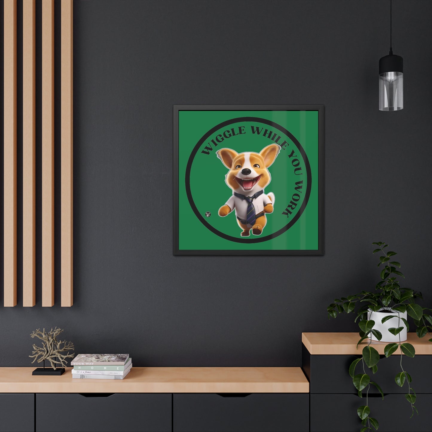 Wiggle While You Work - Framed Print