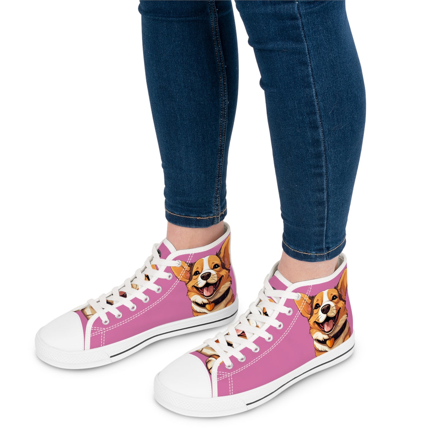 Puppy Love - Women's High Top Sneakers