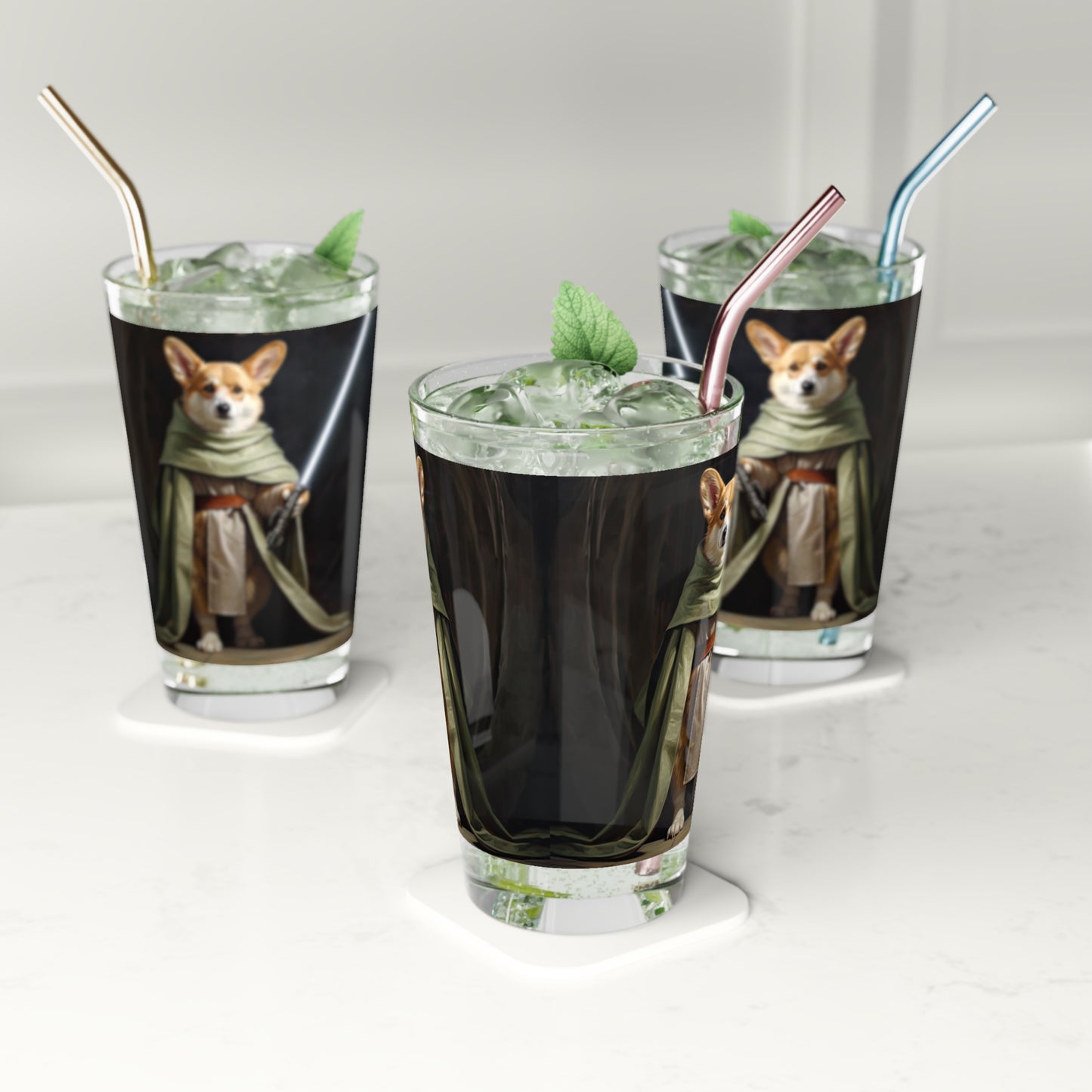 Jedi Corgi - Pint Glass