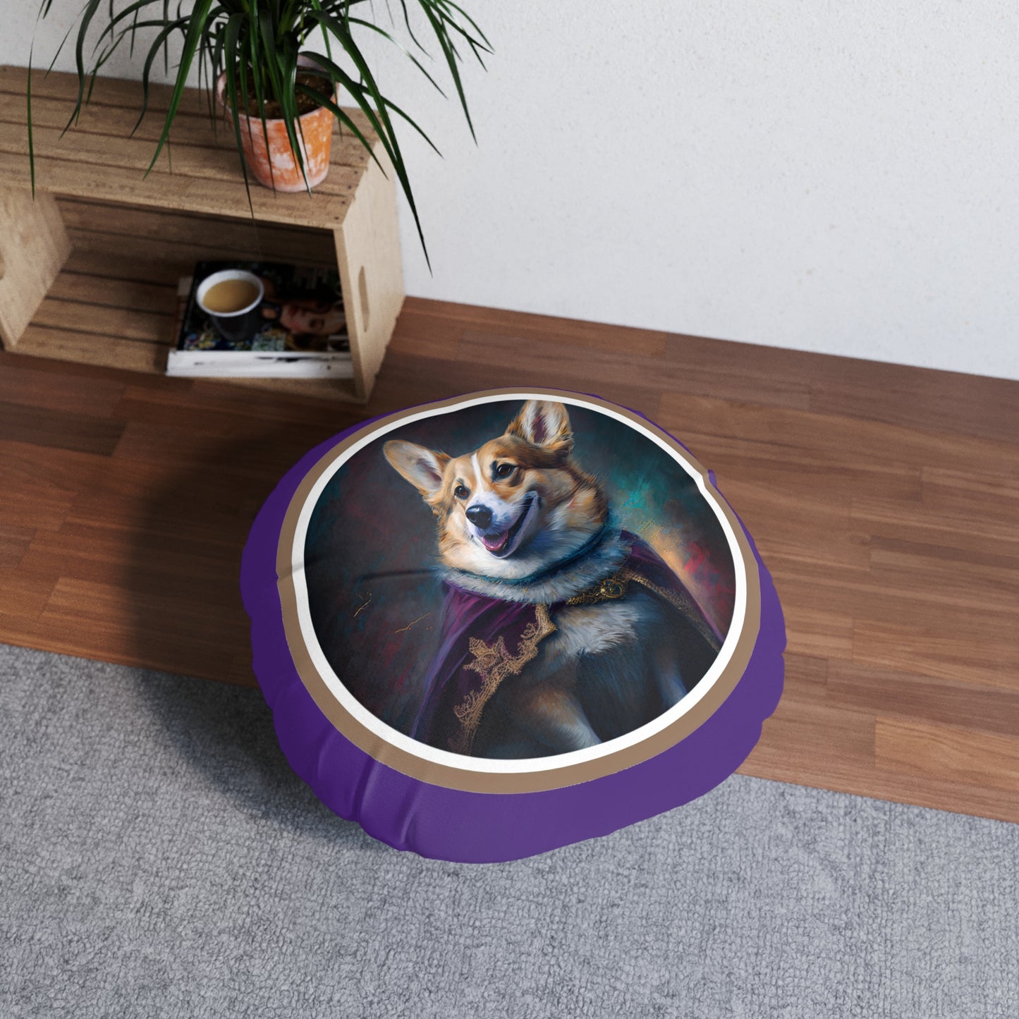 Corgi Royalty - Floor Pillow