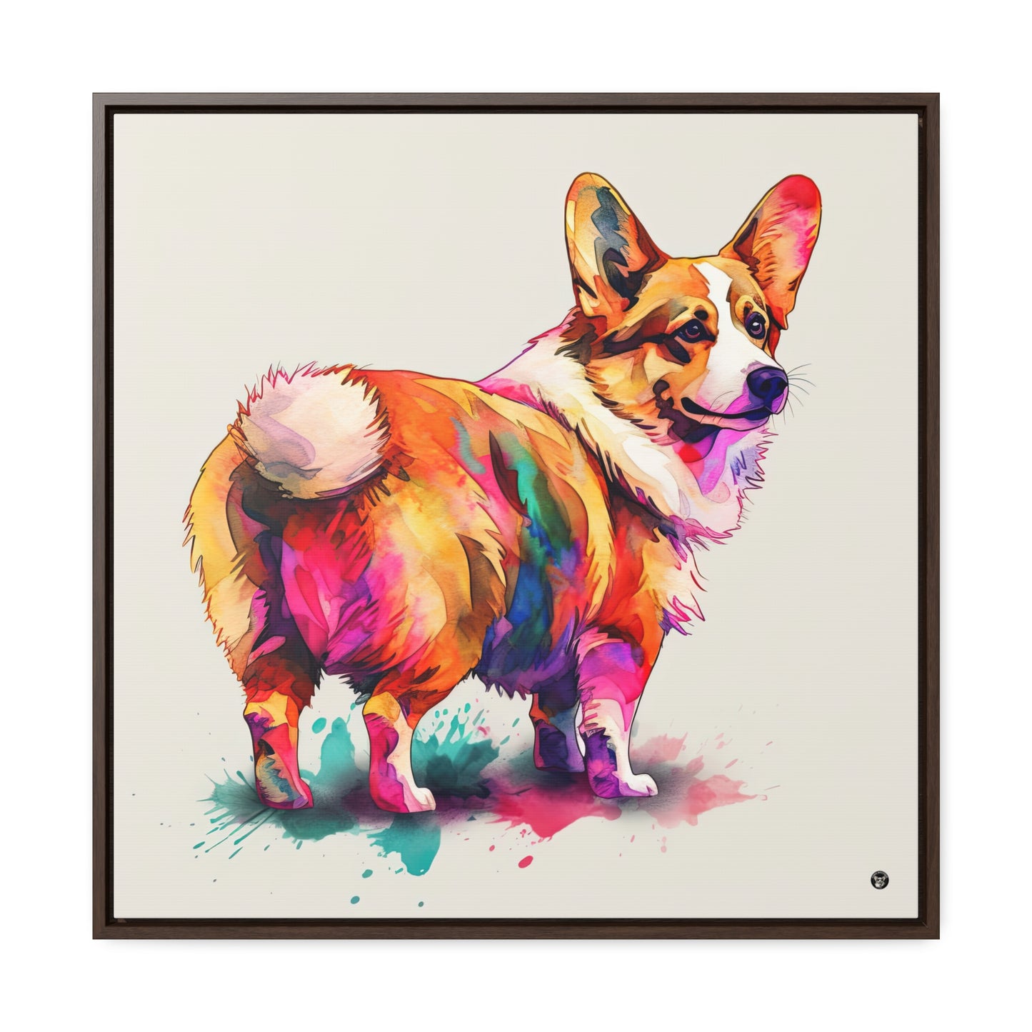 The Observer - Framed on Canvas