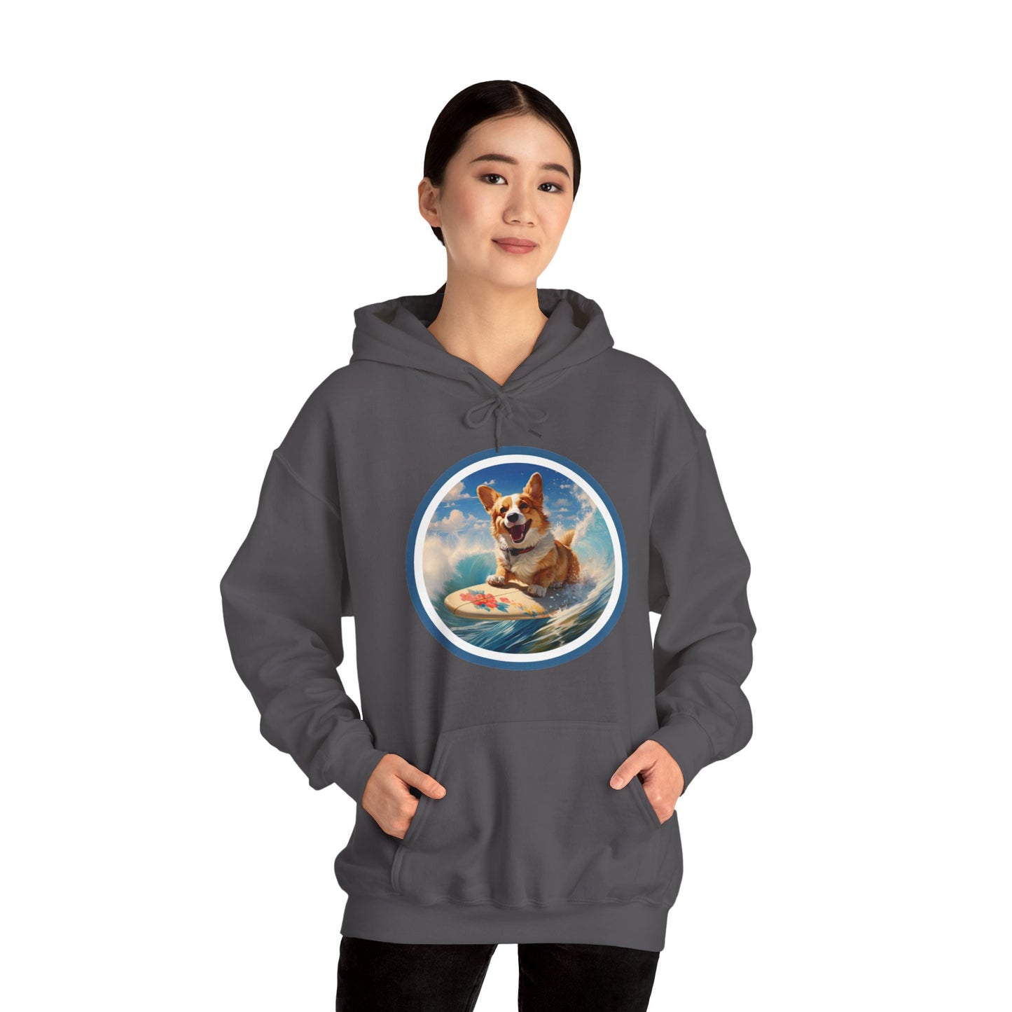 Cowabunga Corgi - Hoodie