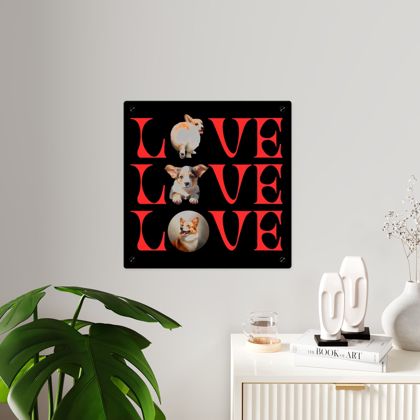 LOVE on Acrylic