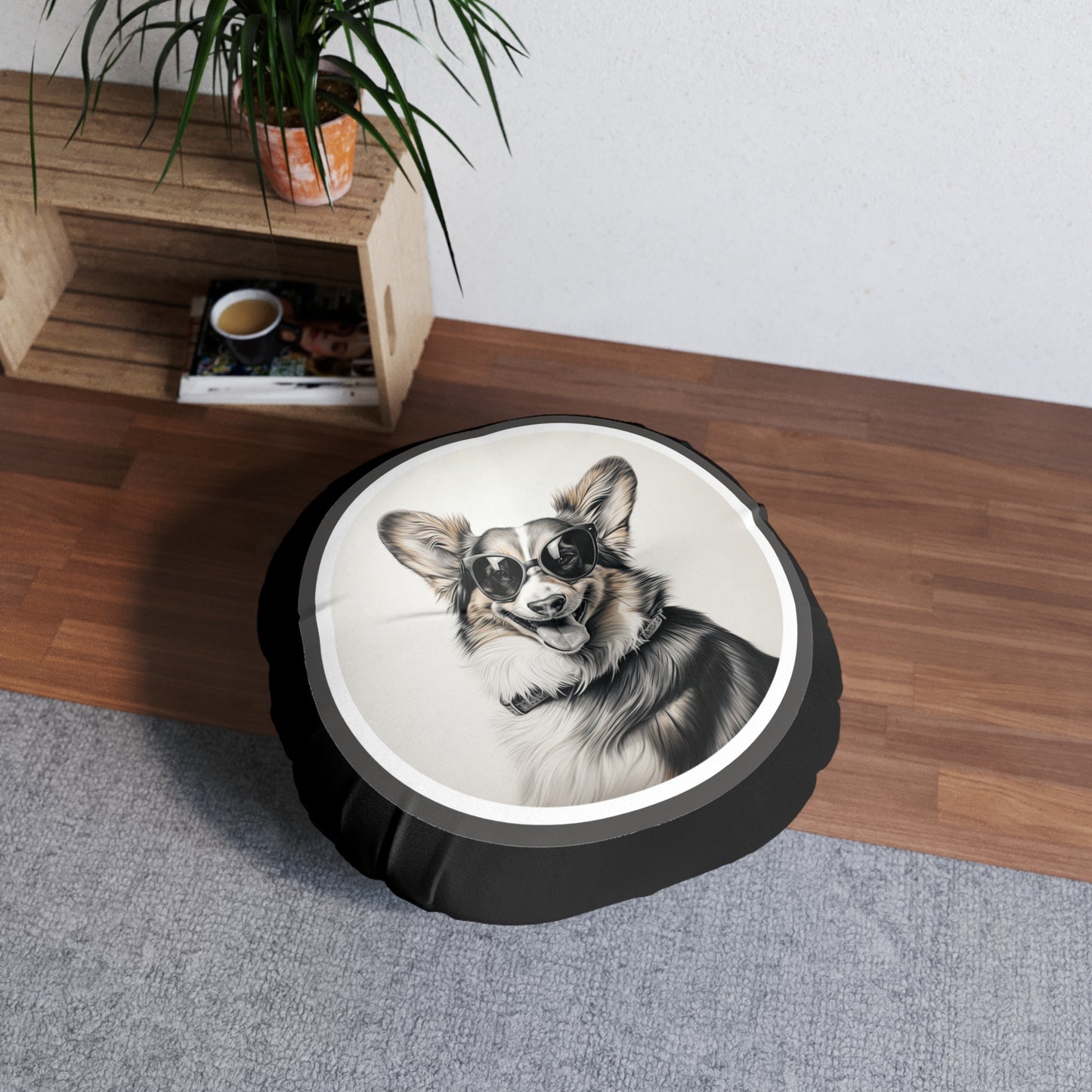 Corgi Cool - Floor Pillow