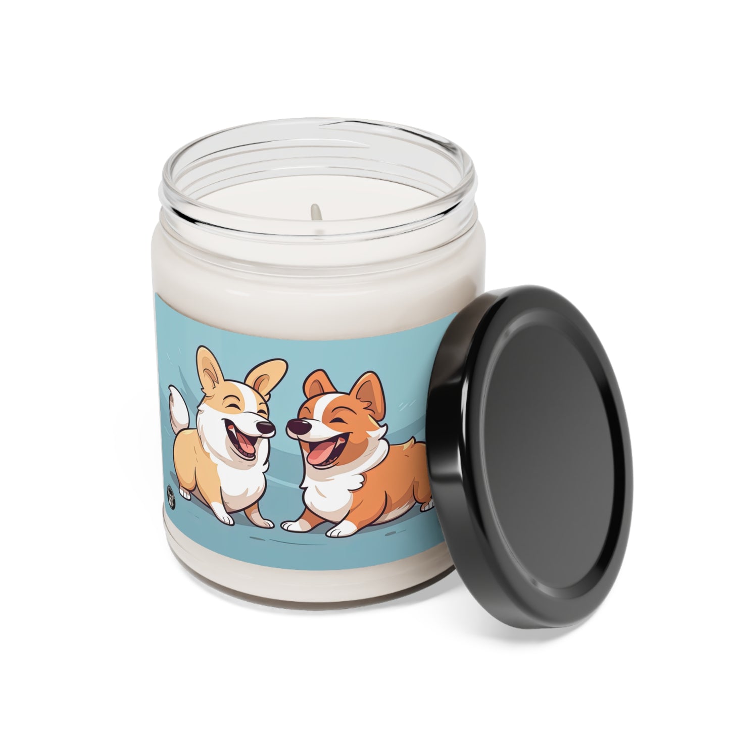 Corgi Couple - Scented Soy Candle