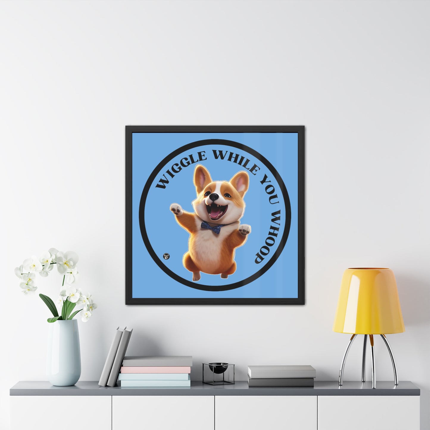 Wiggle While You Whoop - Framed Print