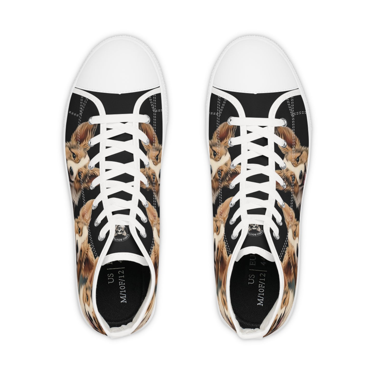 Corgi Crew - Men's High Top Sneakers