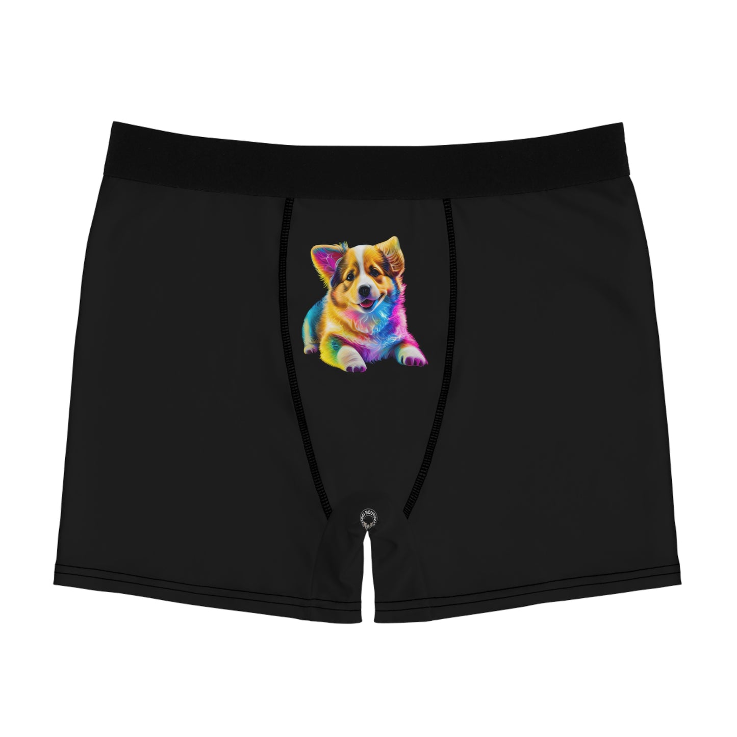 Colorful Corgi Boxer Briefs