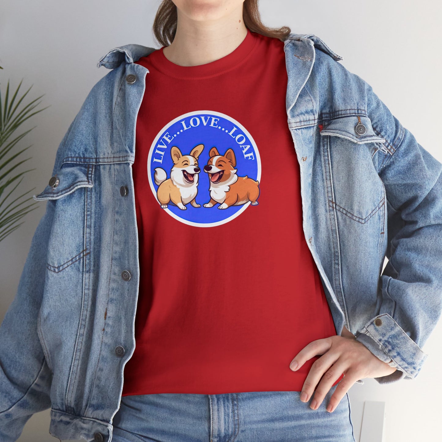 Live...Love...Loaf - Unisex Heavy Cotton Tee