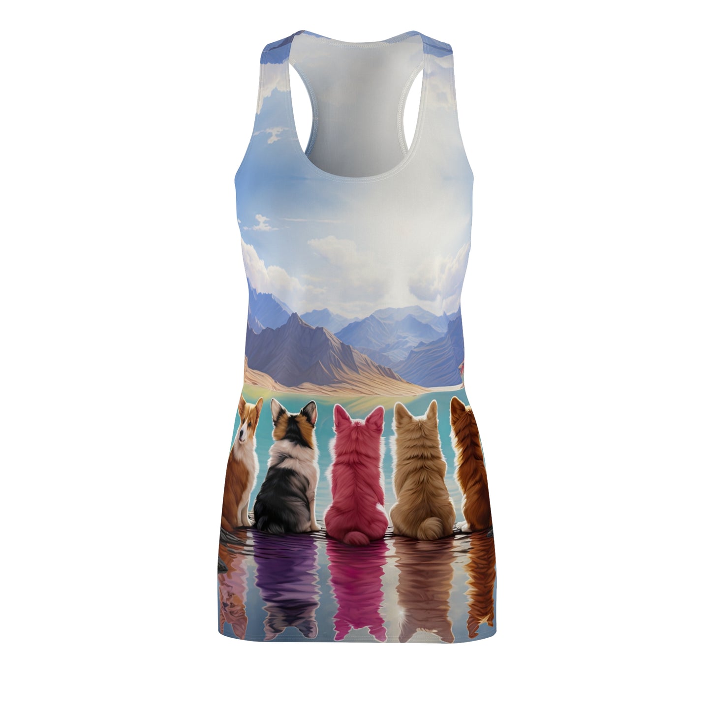 Corgi Lake - Racerback Dress