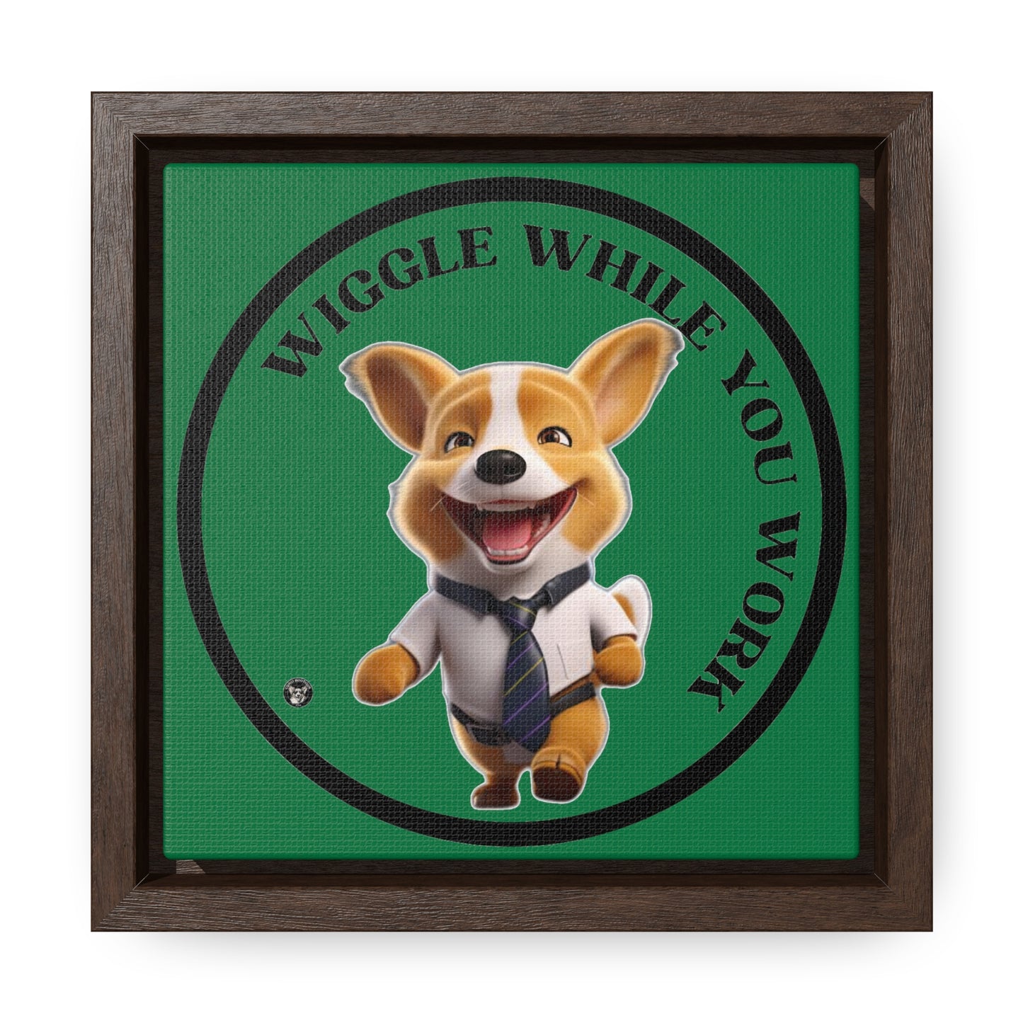 Wiggle While You Work - Framed on Canvas