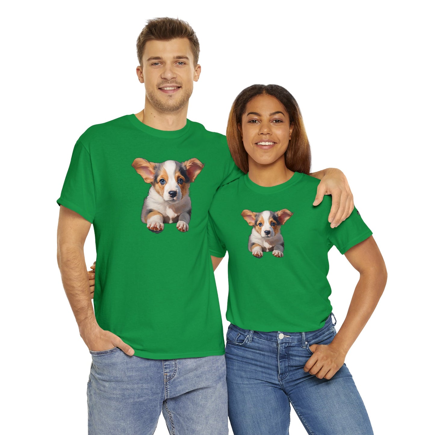 Puppy Portrait - Unisex Heavy Cotton Tee